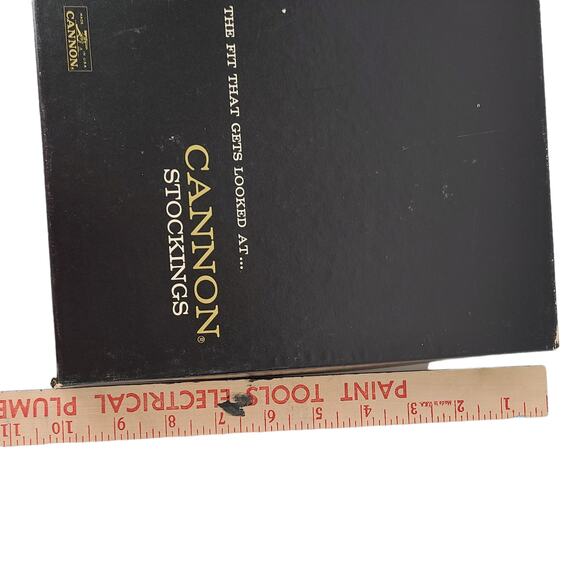 Vintage Cannon Stocking box 9.75".x 7.5" Box only - Picture 5 of 9